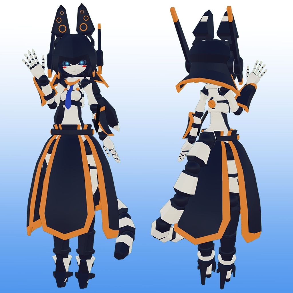 6月式水無月ちゃん3Dモデル(VRChat向け)