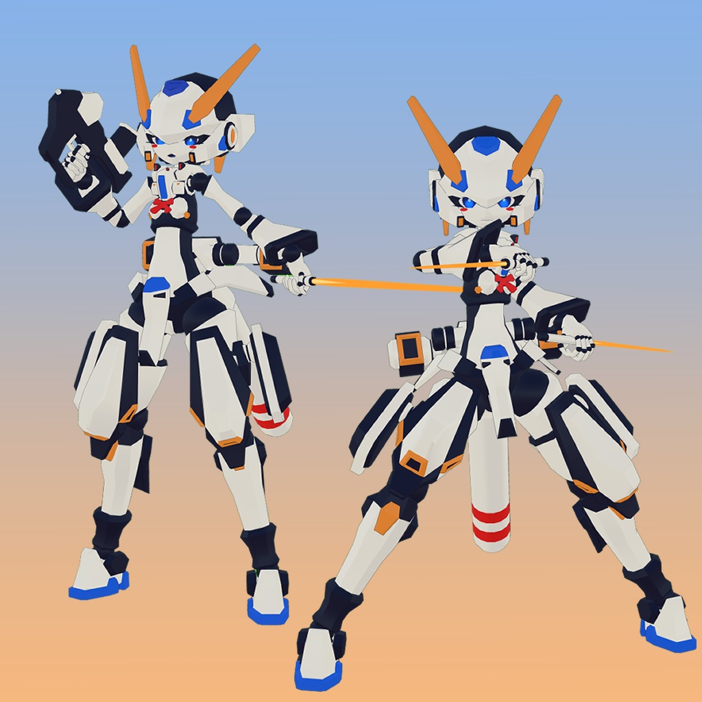 7月式文月ちゃん 3Dモデル (VRChat向け)