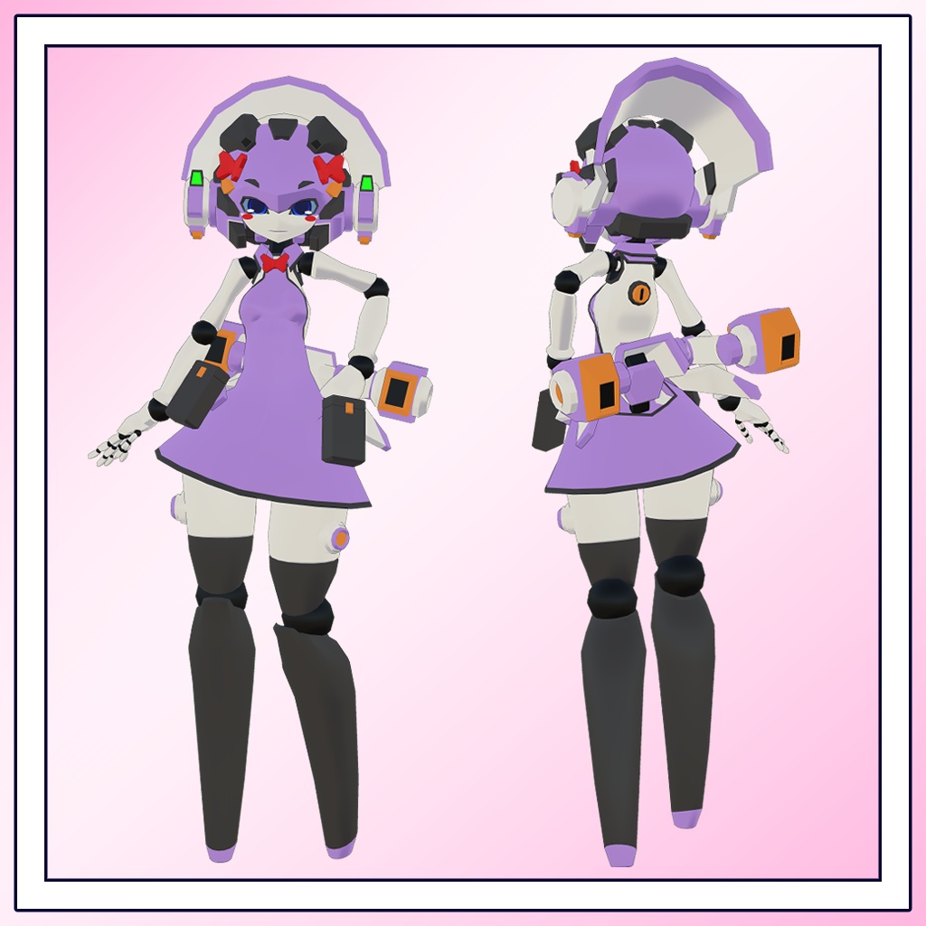 9月式長月ちゃん3Dモデル(VRChat向け)