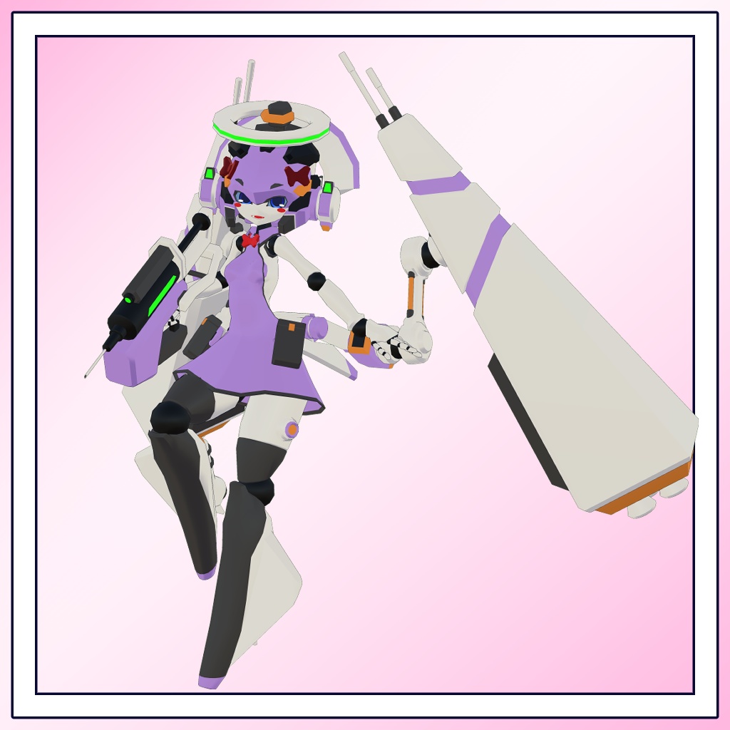 9月式長月ちゃん3Dモデル(VRChat向け)