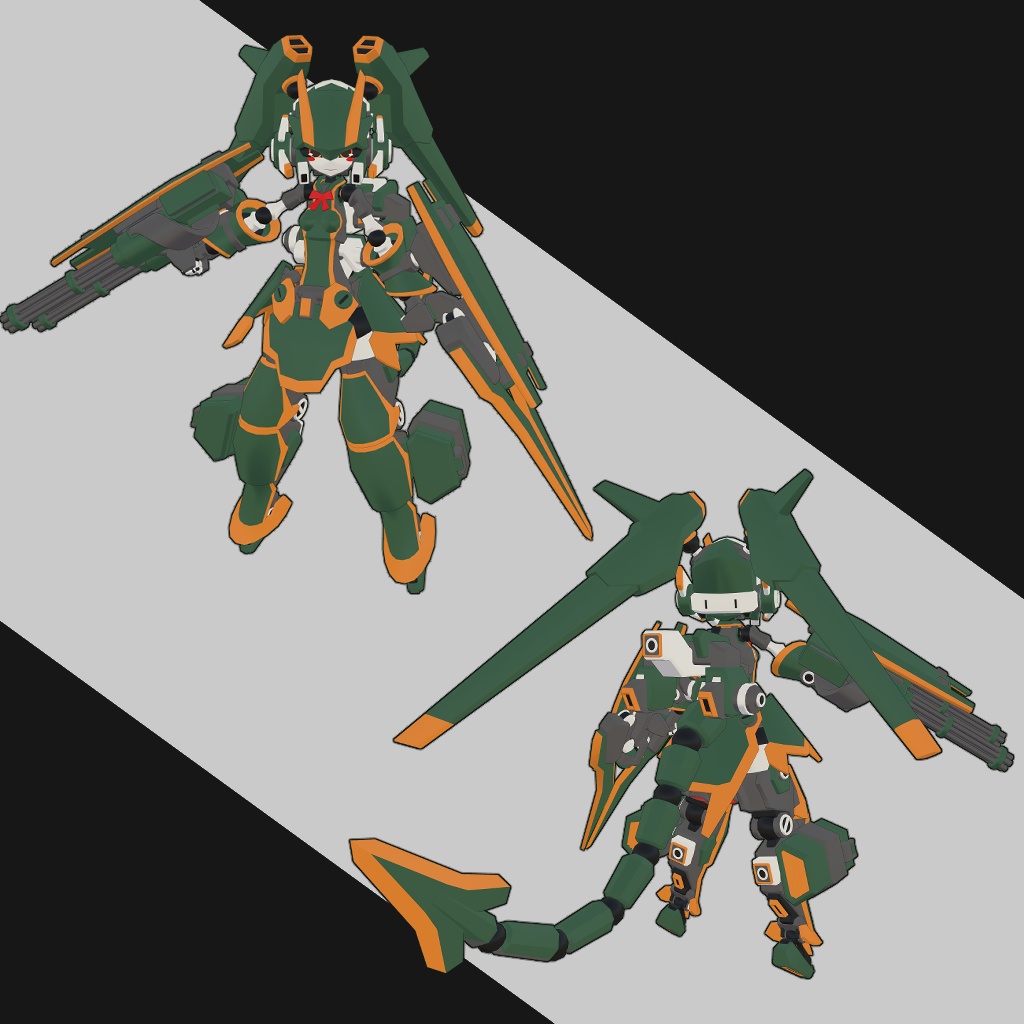 12月式極月ちゃん3Dモデル(VRChat向け)