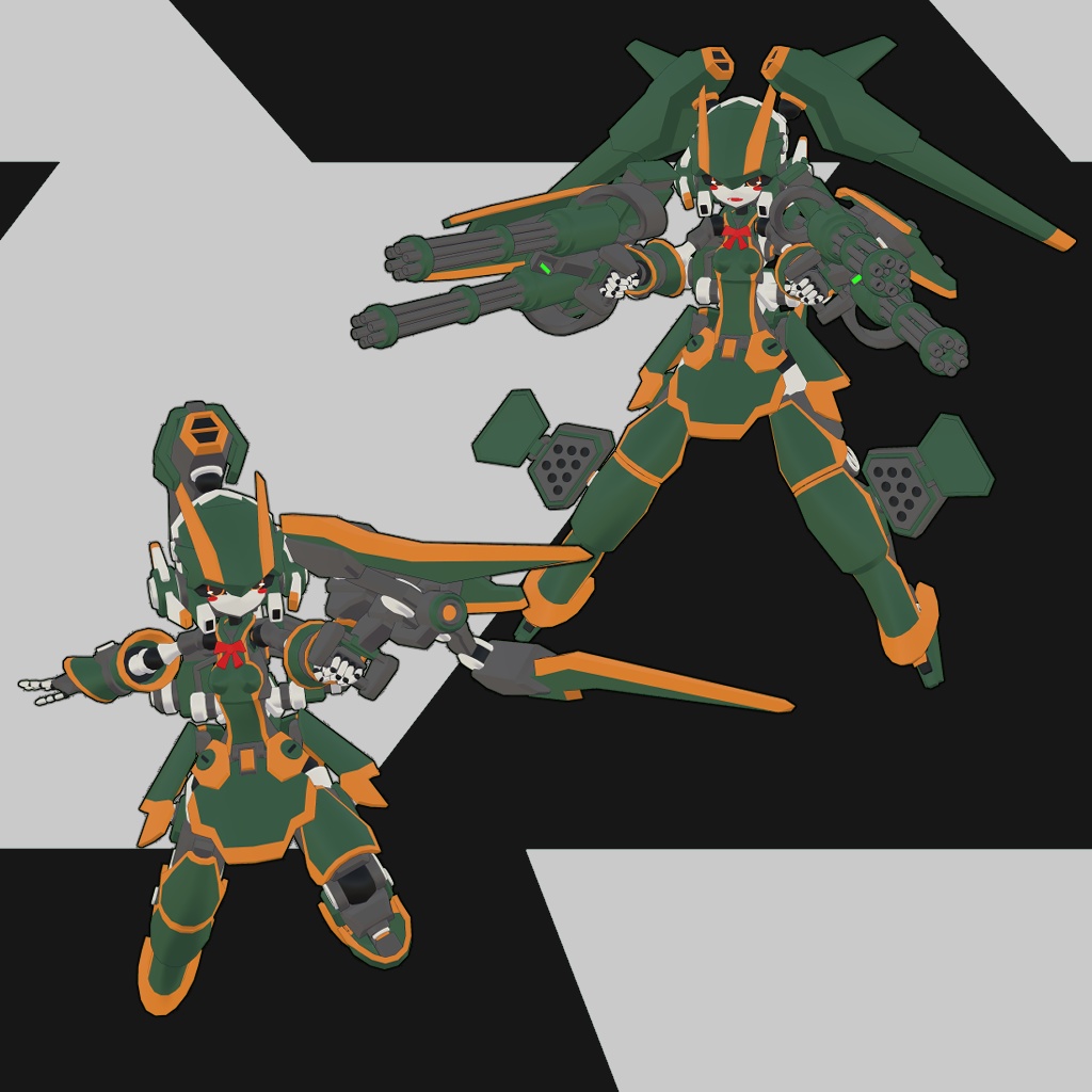 12月式極月ちゃん3Dモデル(VRChat向け)