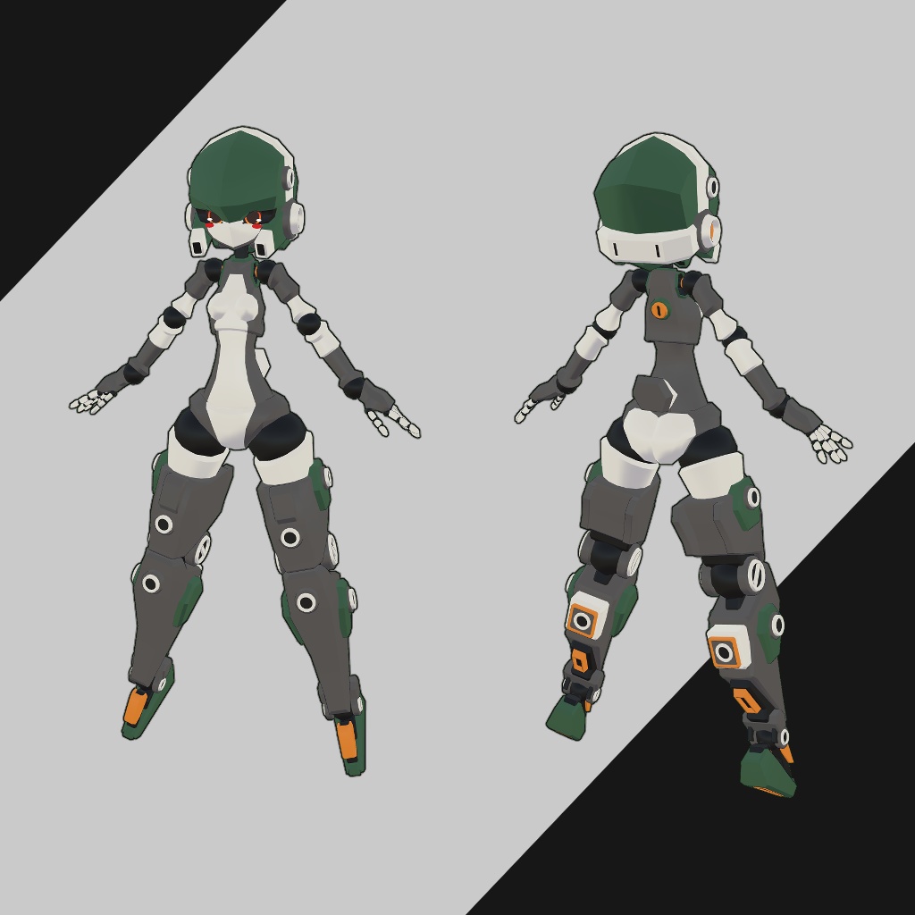 12月式極月ちゃん3Dモデル(VRChat向け)