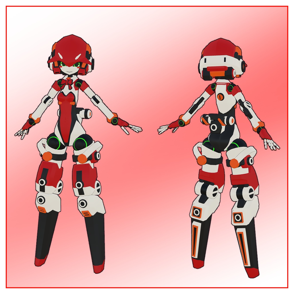 13式玉兎ちゃん3Dモデル(VRChat向け)