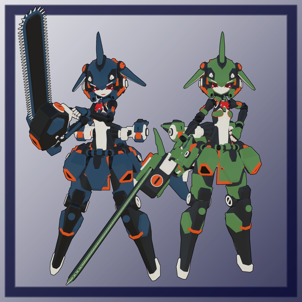 10式改 叢雨ちゃん 3Dモデル(VRChat向け)