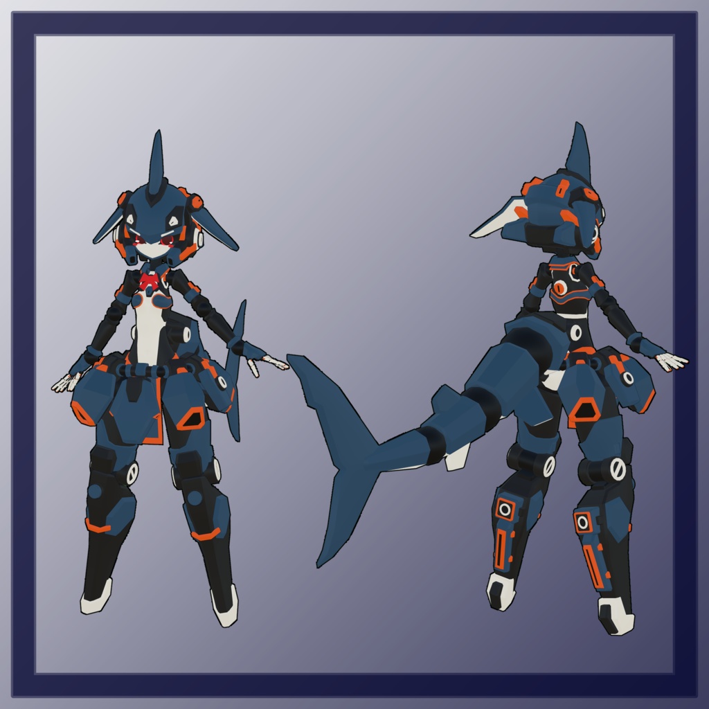 10式改 叢雨ちゃん 3Dモデル(VRChat向け)