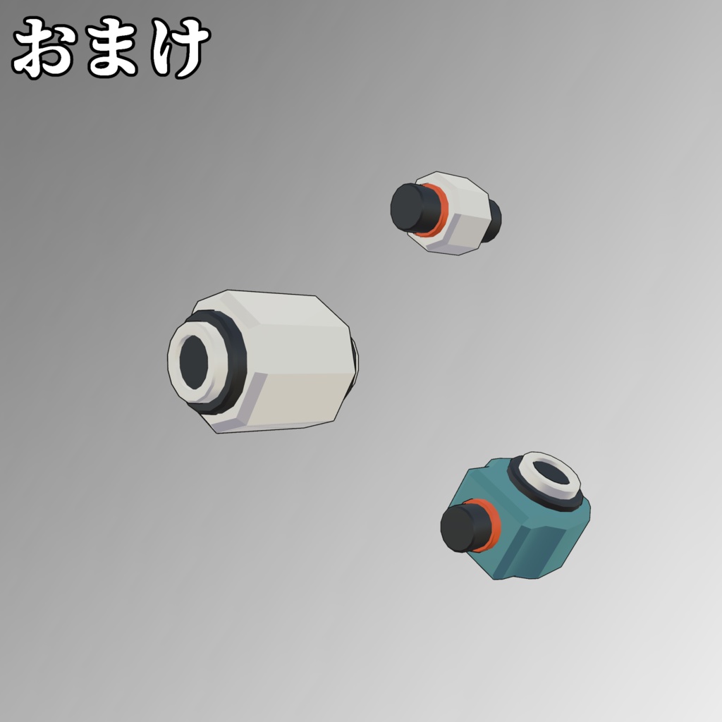 ビットガール2号ちゃん3Dモデル(VRChat向け)