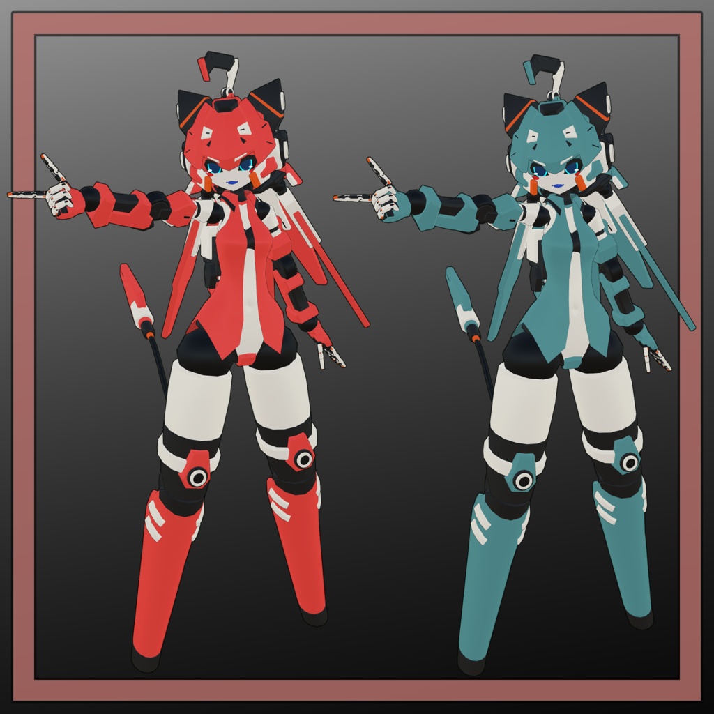 15式不知火ちゃん3Dモデル(VRChat向け) - 如月開発 - BOOTH