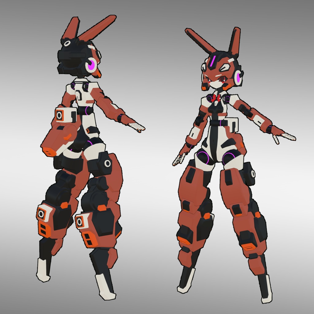 17式追風ちゃん3Dモデル(VRChat向け)