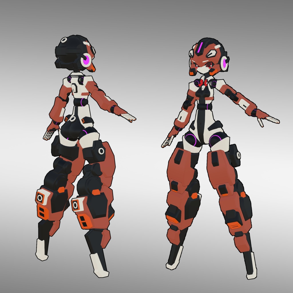 17式追風ちゃん3Dモデル(VRChat向け)