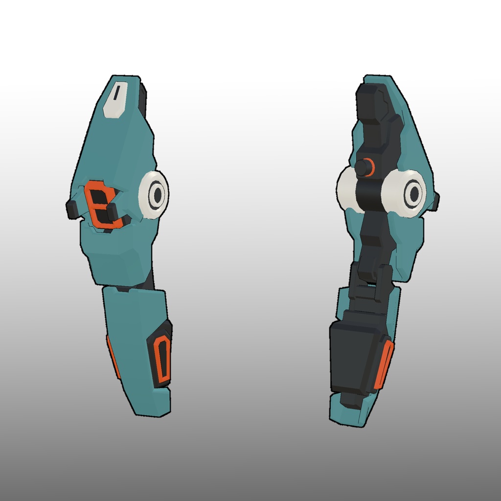 夕凪ちゃん向け脚部追加ブースター(VRChat向け)