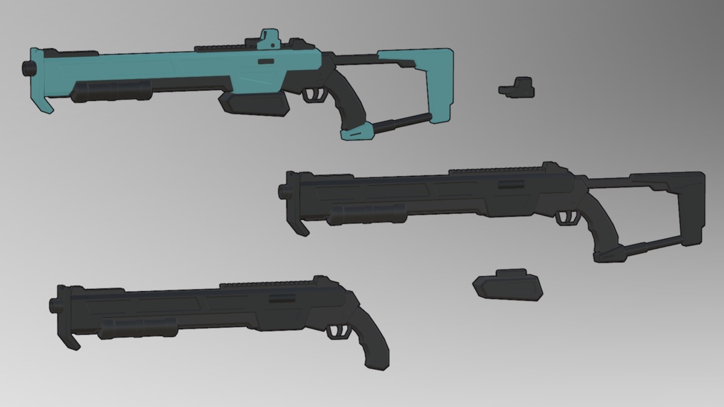 KisaragiShotGun-1+ ハンドサインII (VRChat向け)