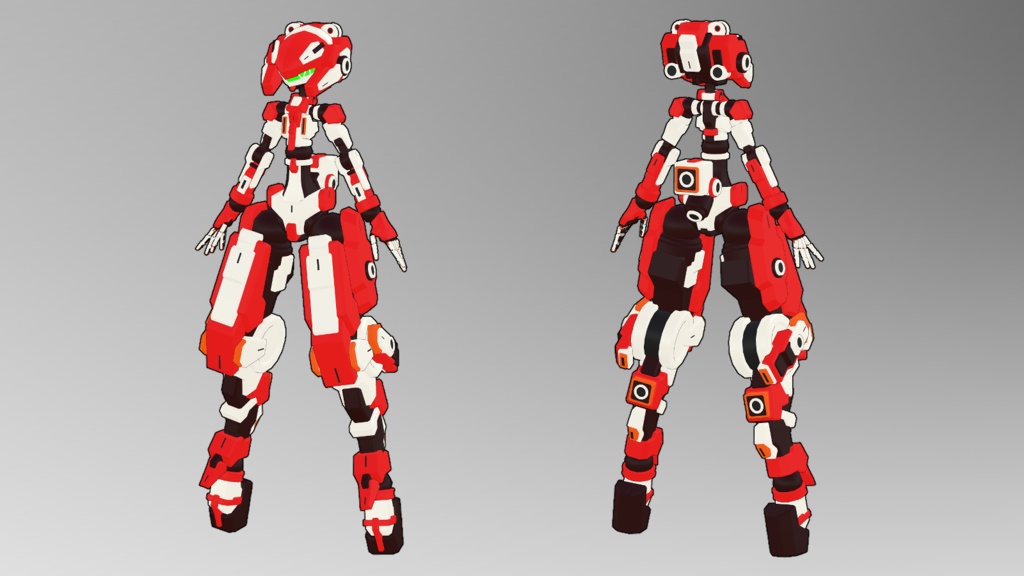 ビットガール3号ちゃん3Dモデル(VRChat向け)