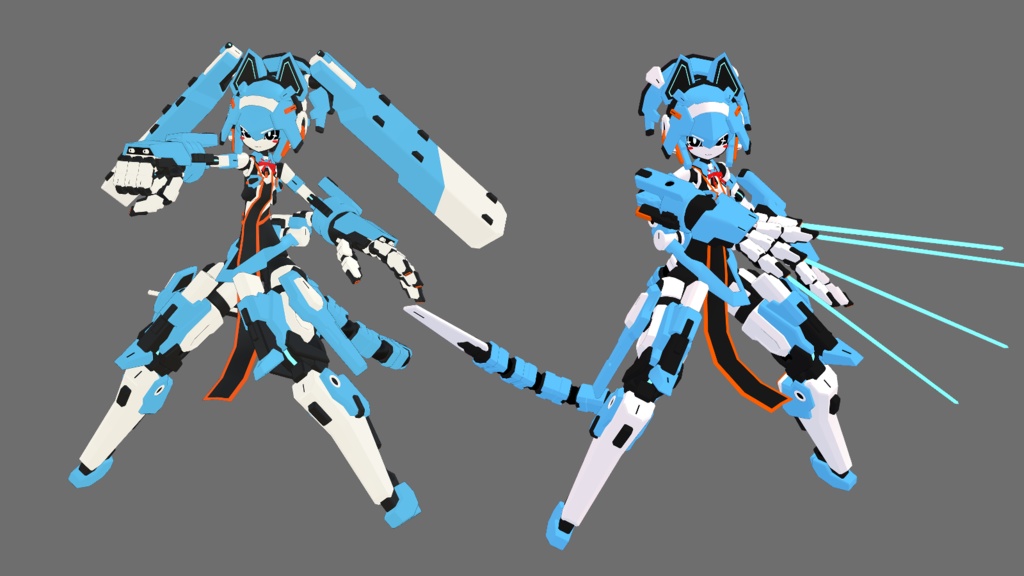 22式旭ちゃん3Dモデル (VRChat向け)