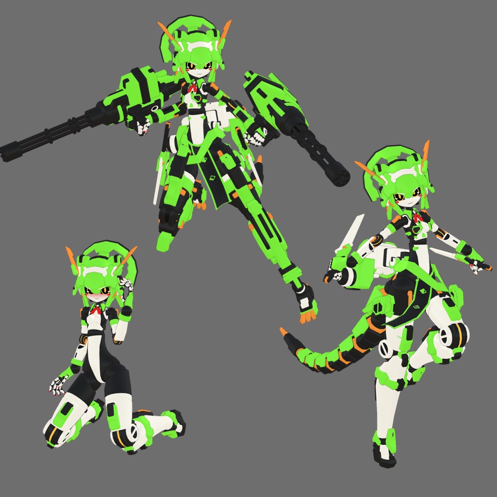 23式曙ちゃん3Dモデル(VRChat向け)