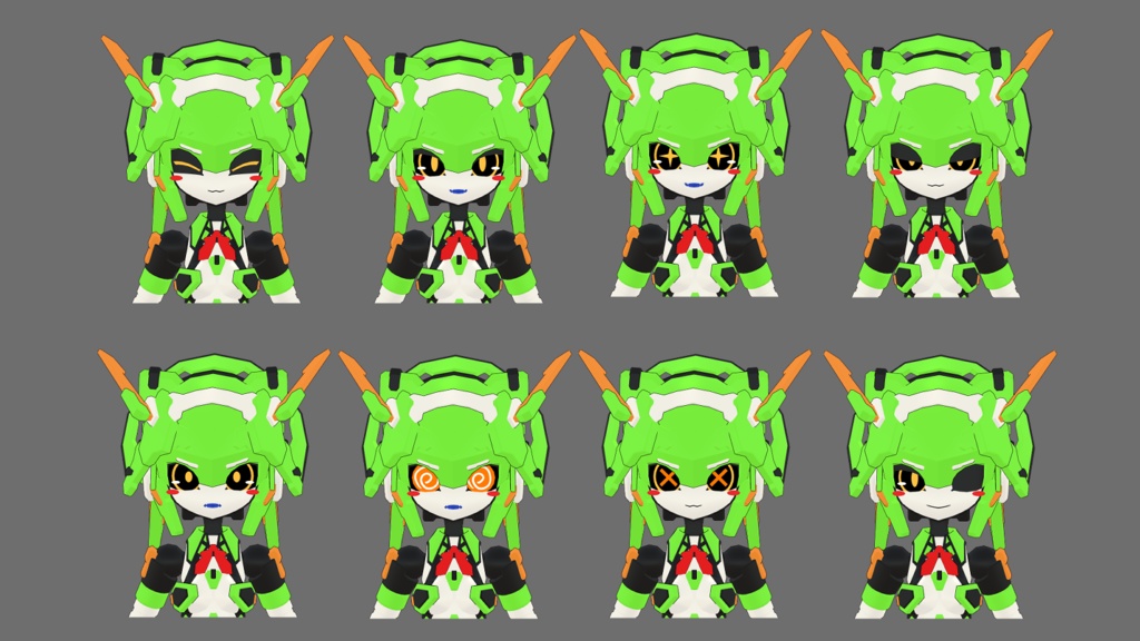 23式曙ちゃん3Dモデル(VRChat向け)