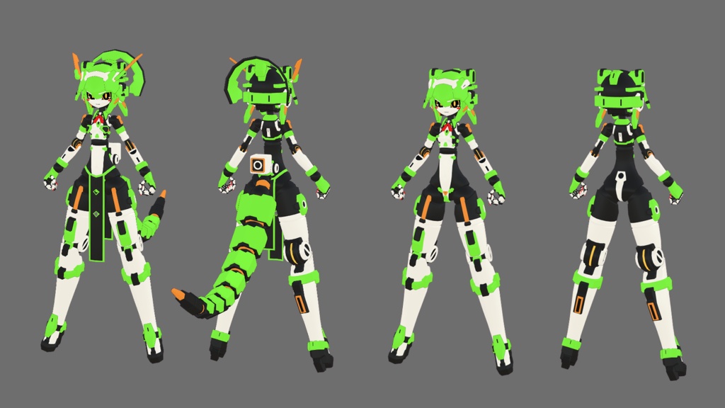 23式曙ちゃん3Dモデル(VRChat向け)