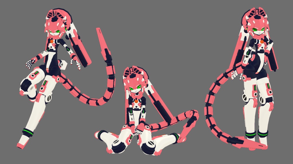 24式 陽炎ちゃん 3Dモデル(VRChat向け)