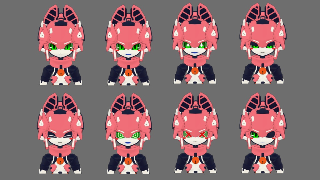 24式 陽炎ちゃん 3Dモデル(VRChat向け)