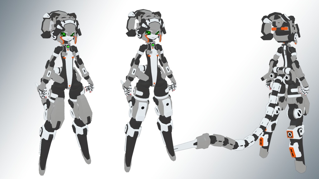 25式有明ちゃん3Dモデル (VRChat向け)