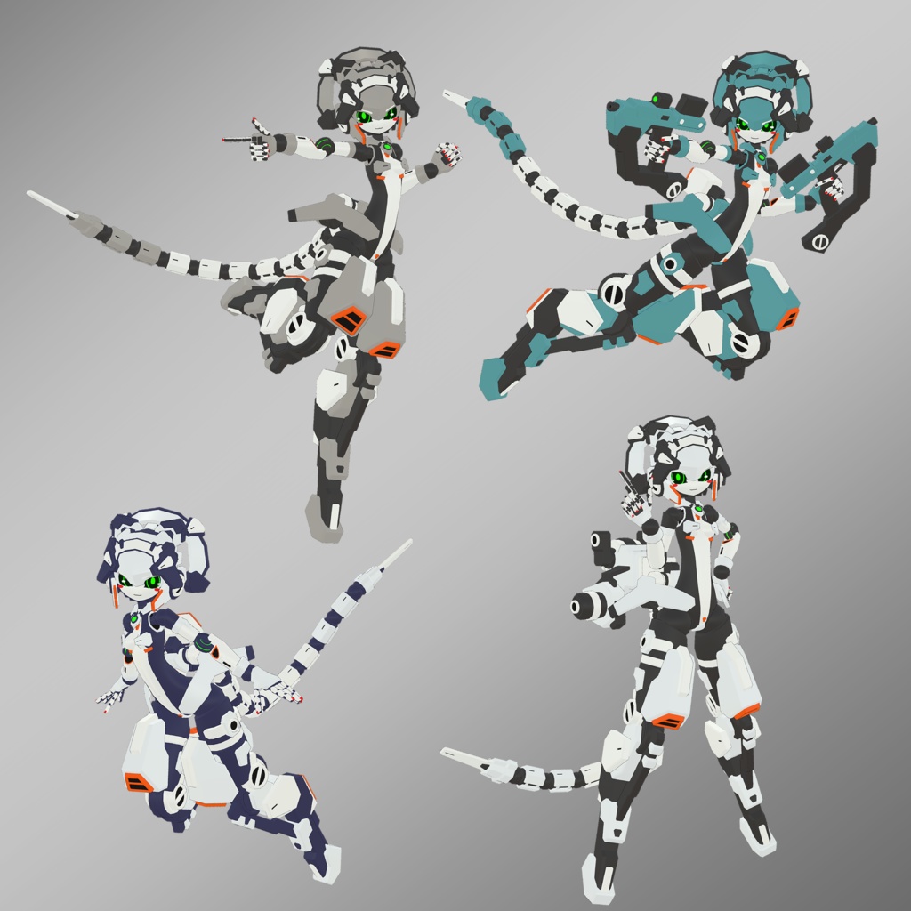 25式有明ちゃん3Dモデル (VRChat向け)