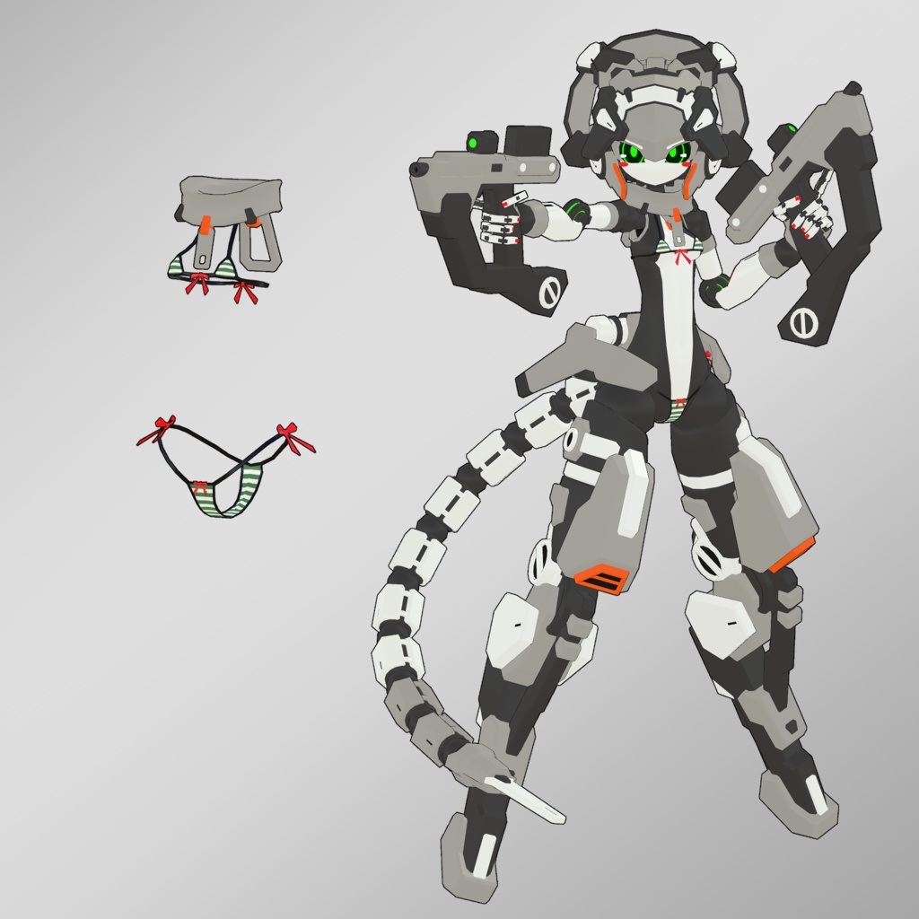 25式有明ちゃん3Dモデル (VRChat向け)