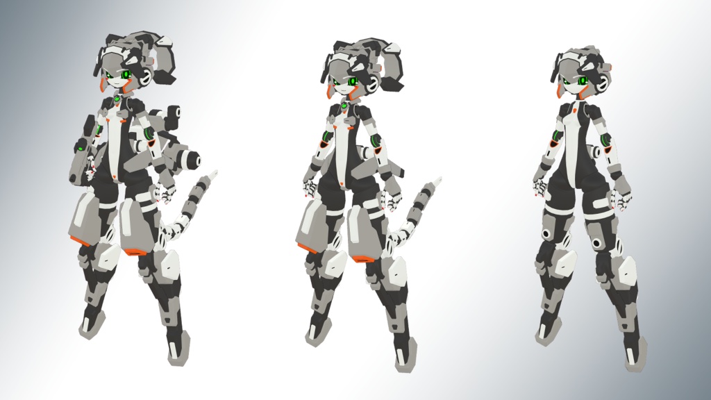 25式有明ちゃん3Dモデル (VRChat向け)