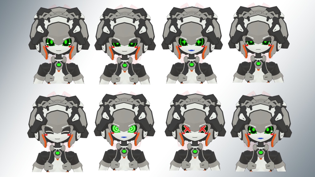 25式有明ちゃん3Dモデル (VRChat向け)