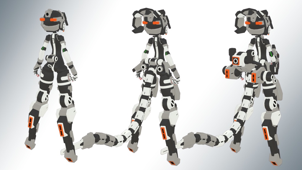 25式有明ちゃん3Dモデル (VRChat向け)