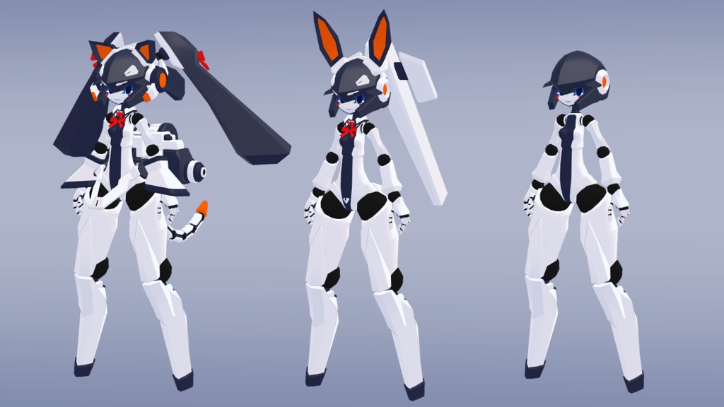 1式改 睦月ちゃん改 3Dモデル (VRChat向け)