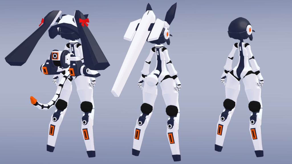 1式改 睦月ちゃん改 3Dモデル (VRChat向け)