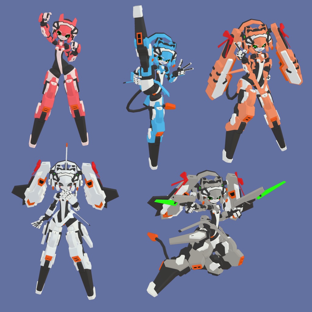 20式改 澤風ちゃん 3Dモデル (VRChat向け)