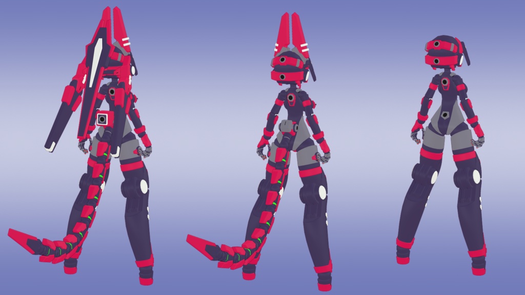 26式 東雲ちゃん 3Dモデル(VRChat向け)