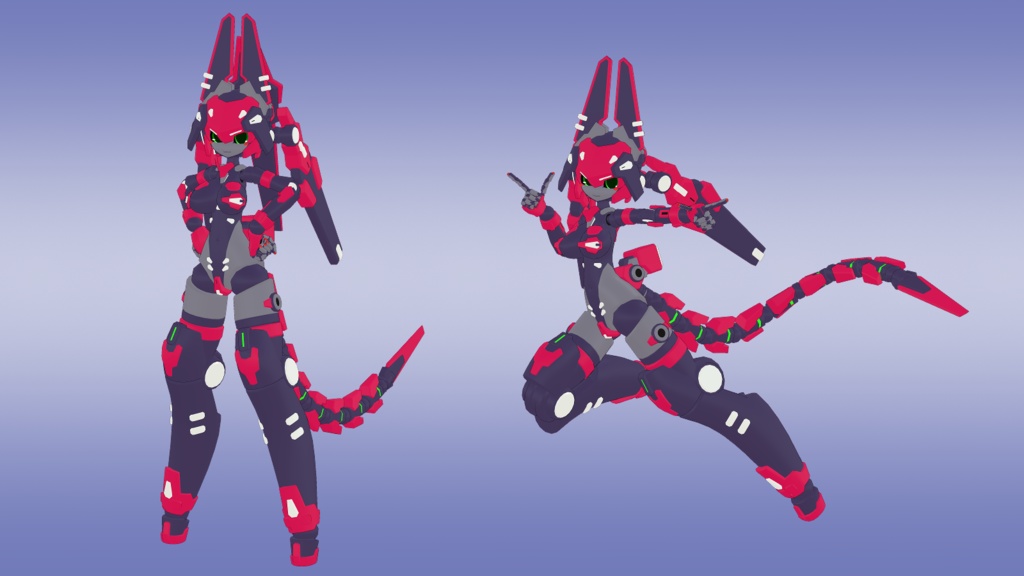 26式 東雲ちゃん 3Dモデル(VRChat向け)