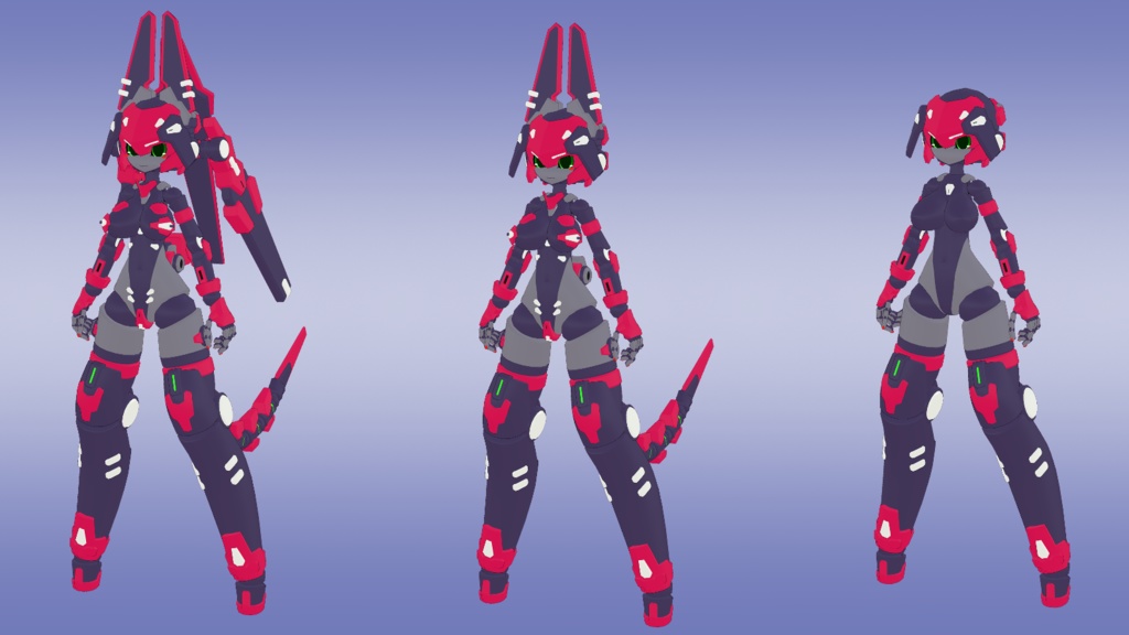 26式 東雲ちゃん 3Dモデル(VRChat向け)