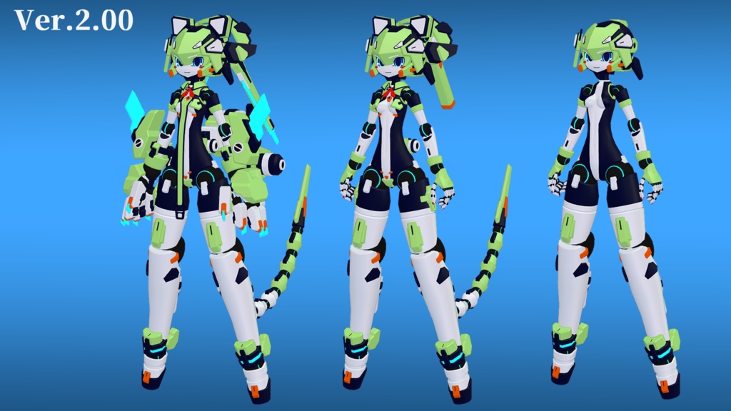 27式 黎明ちゃん 3Dモデル(VRChat向け)