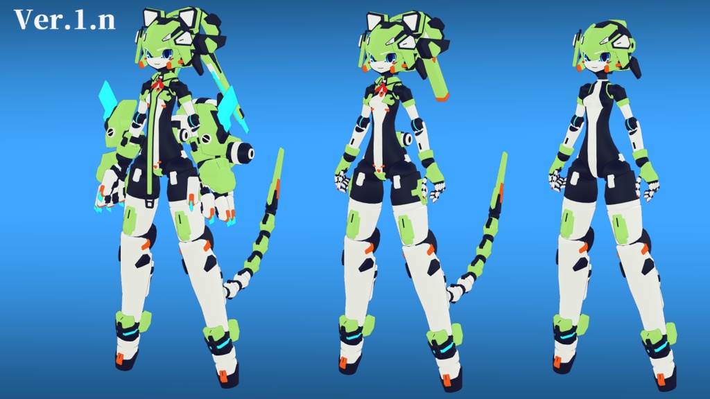 27式 黎明ちゃん 3Dモデル(VRChat向け)