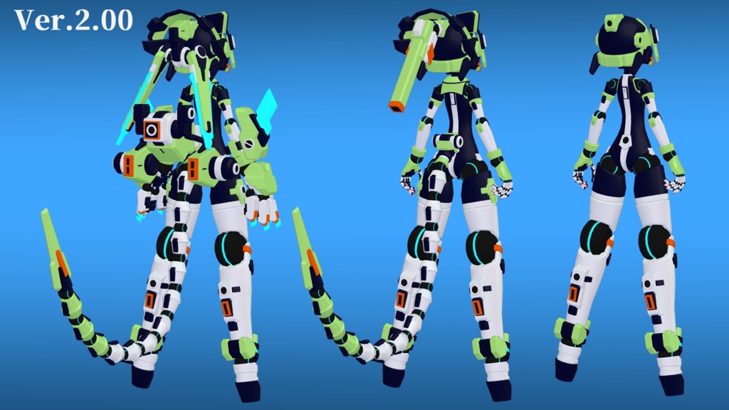 27式 黎明ちゃん 3Dモデル(VRChat向け)