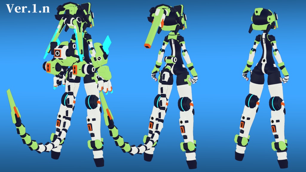 27式 黎明ちゃん 3Dモデル(VRChat向け)