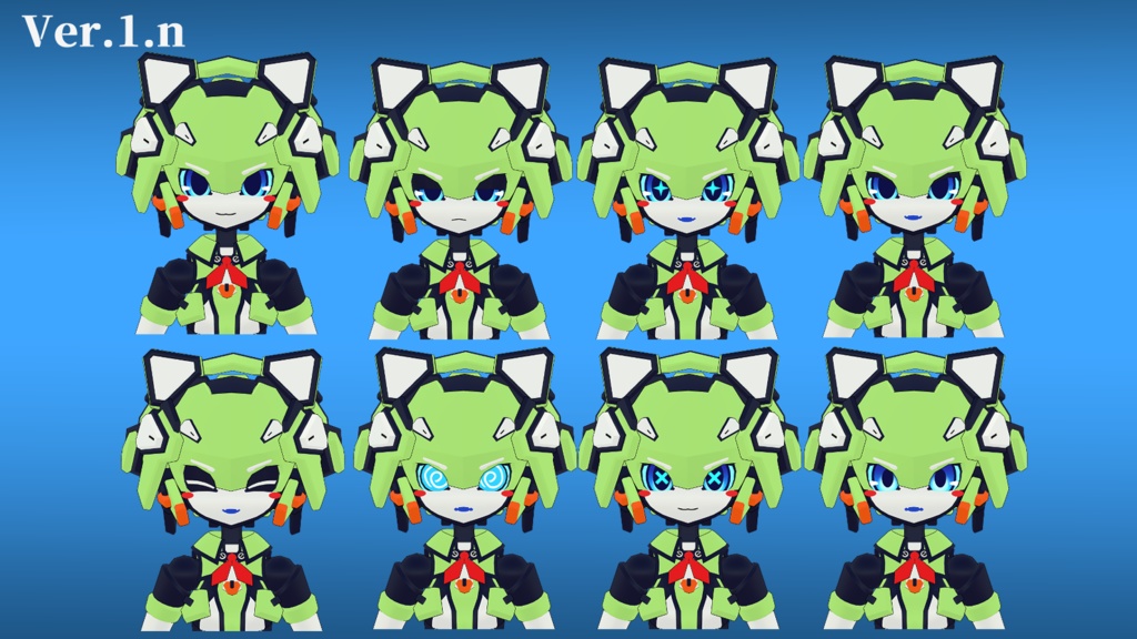 27式 黎明ちゃん 3Dモデル(VRChat向け)