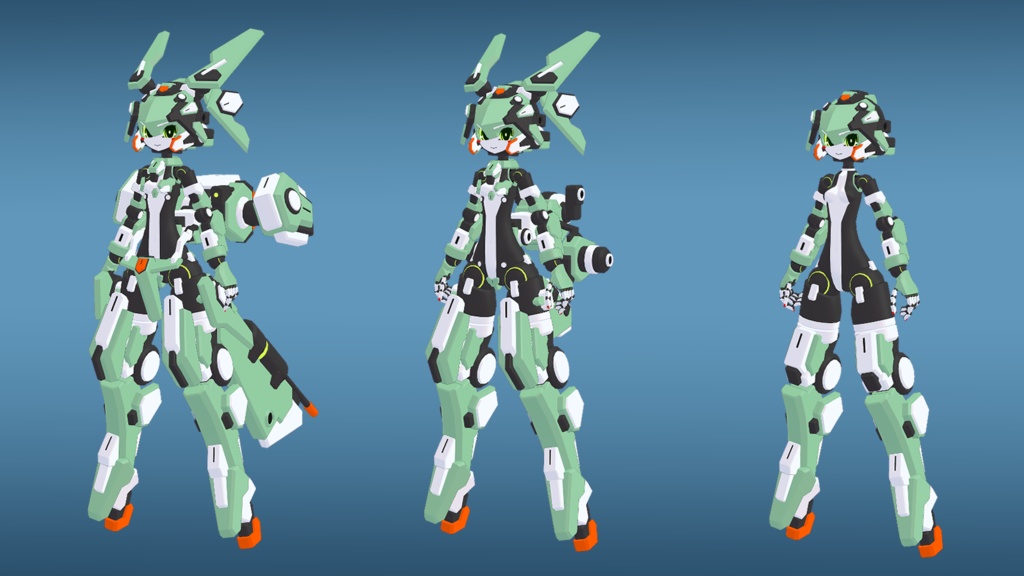 29式 日暮ちゃん 3Dモデル(VRChat向け)