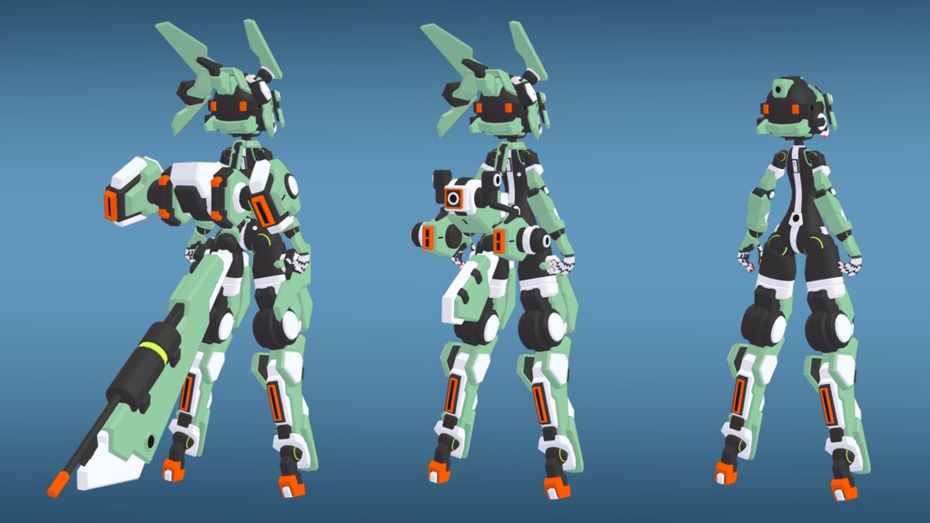 29式 日暮ちゃん 3Dモデル(VRChat向け)