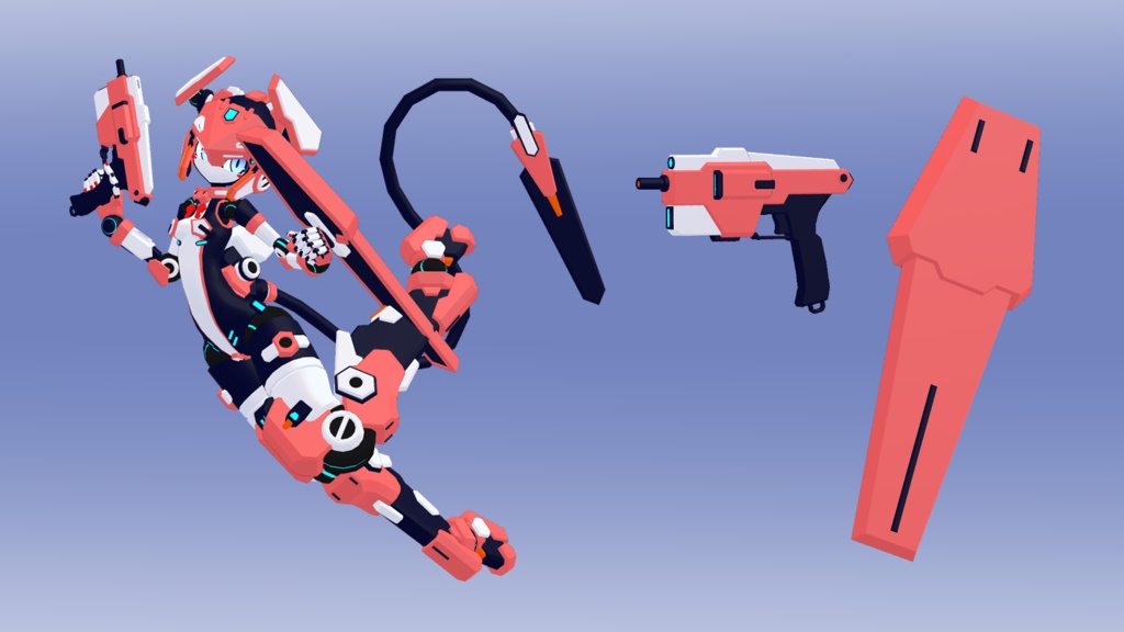 36式 敷波ちゃん 3Dモデル(VRChat向け)