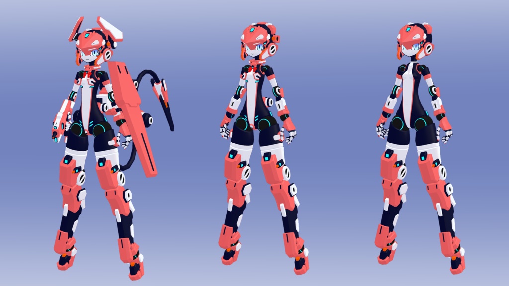 36式 敷波ちゃん 3Dモデル(VRChat向け)