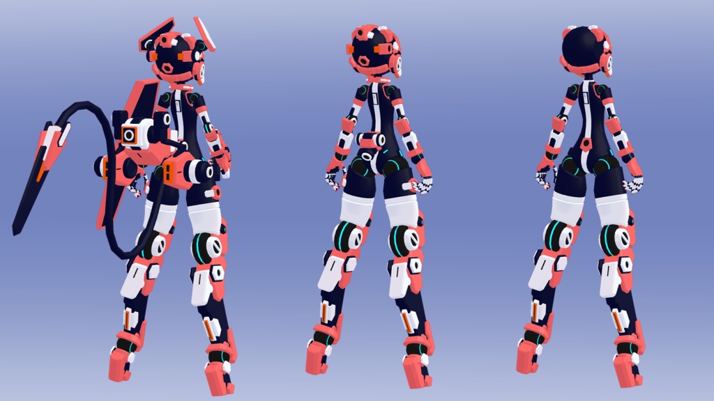 36式 敷波ちゃん 3Dモデル(VRChat向け)