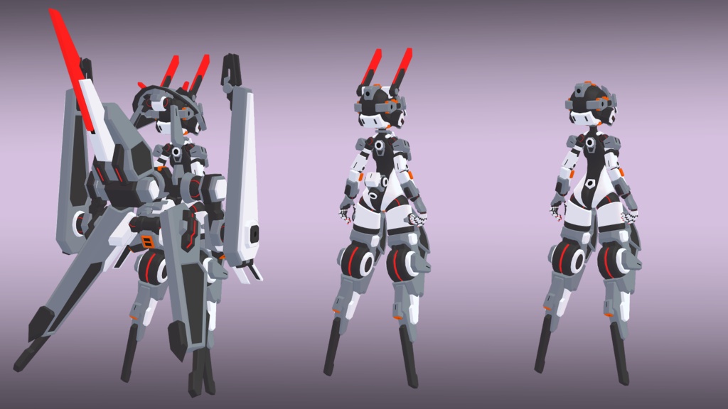 32式 南雲ちゃん 3Dモデル (VRChat向け)