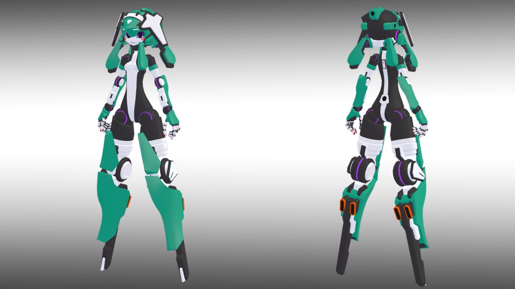 34式綾波ちゃん 3Dモデル (VRChat向け)