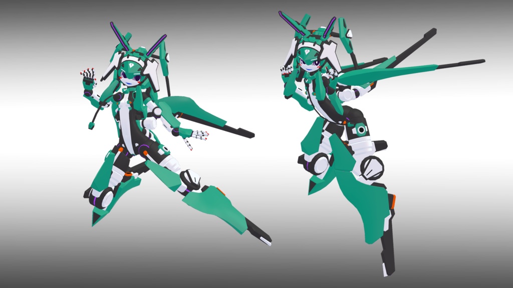 34式綾波ちゃん 3Dモデル (VRChat向け)