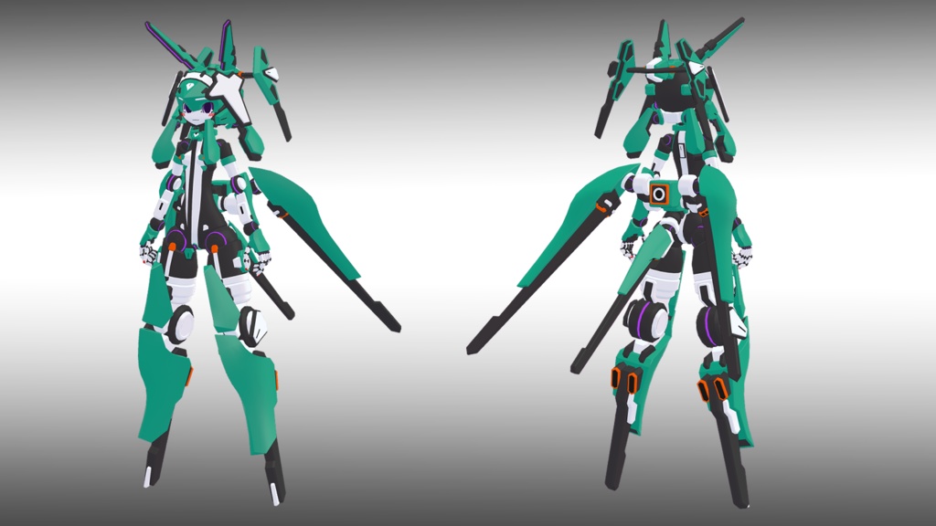 34式綾波ちゃん 3Dモデル (VRChat向け)