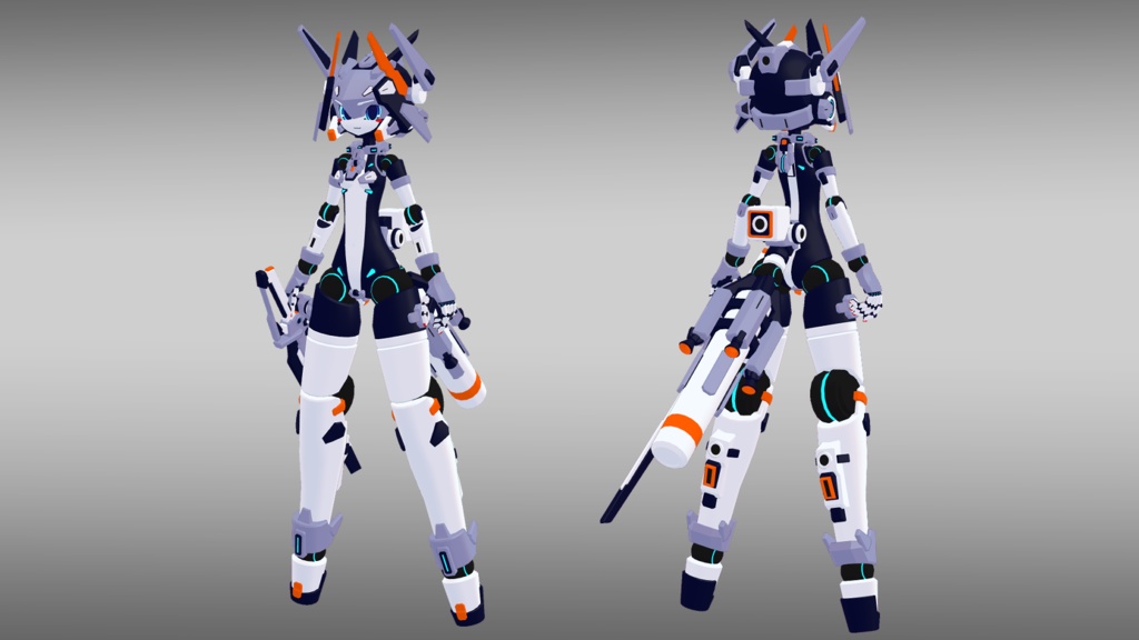 35式影波ちゃん 3Dモデル(VRChat向け)